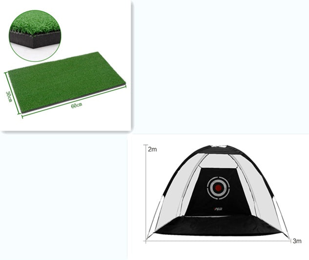 Golf Practice Net Backyard Driving Range – Portable Golf Hitting Cage with Target, Golf Training Net for Swing Practice, Easy Setup Outdoor Golf Net Equipment