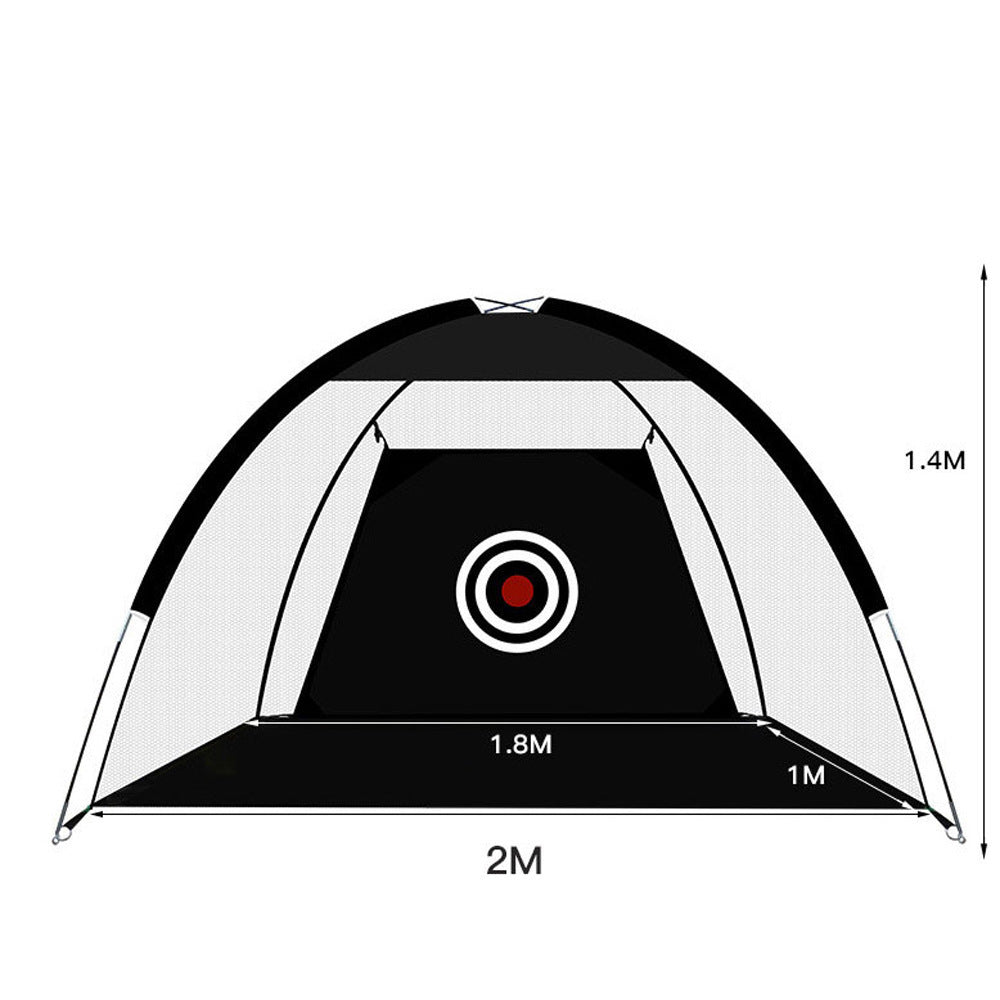 Golf Practice Net Backyard Driving Range – Portable Golf Hitting Cage with Target, Golf Training Net for Swing Practice, Easy Setup Outdoor Golf Net Equipment