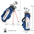 NNECW Set 10 Pieces Mens Complete Golf Clubs Package